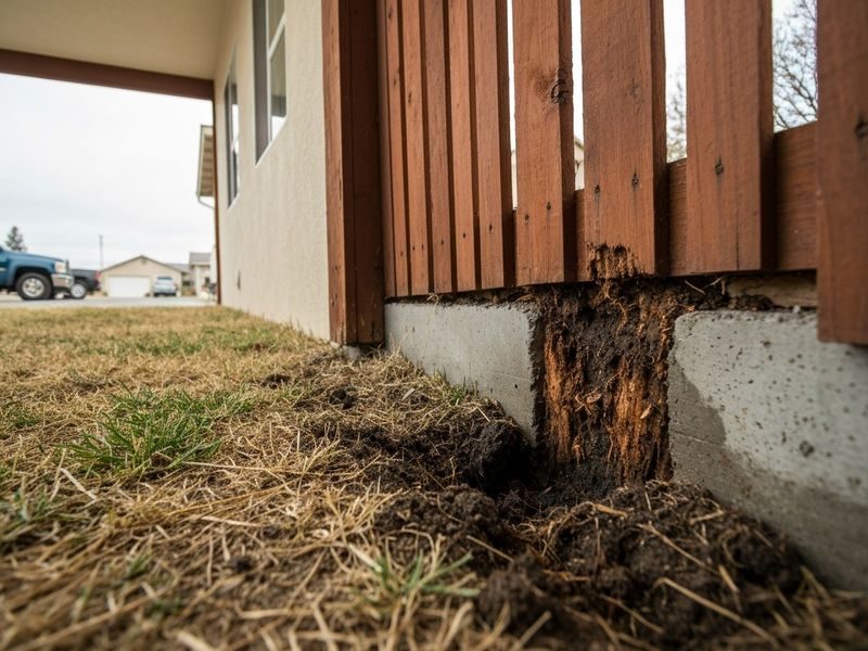 Fence Exterior Structure Rot Hickman Ca