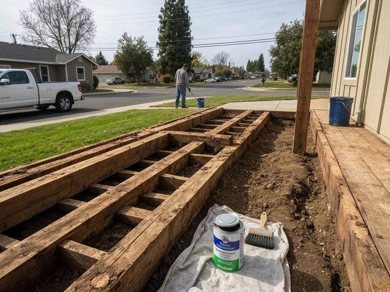 Garage Shed Outbuilding Rot Oakdale Ca
