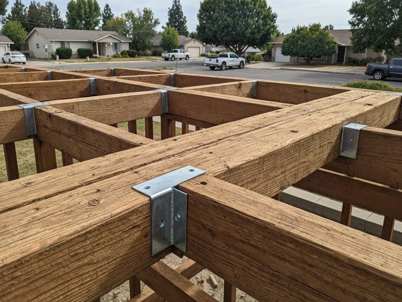 Deck Joist Rot At Modesto Ca