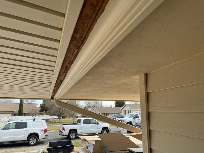 Roof Edge Rot At Modesto Ca