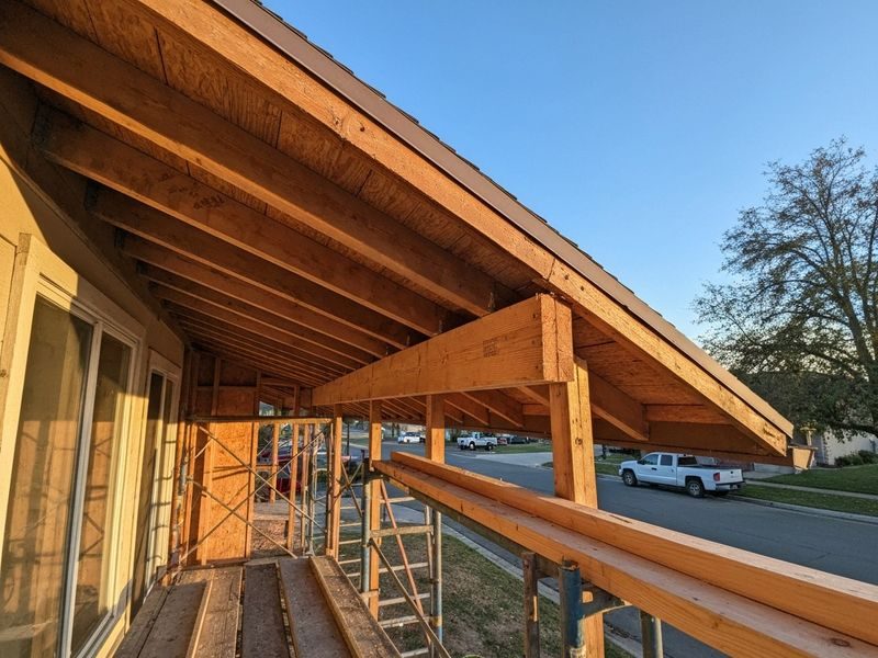 Eave Overhang Framing Repair Modesto Ca