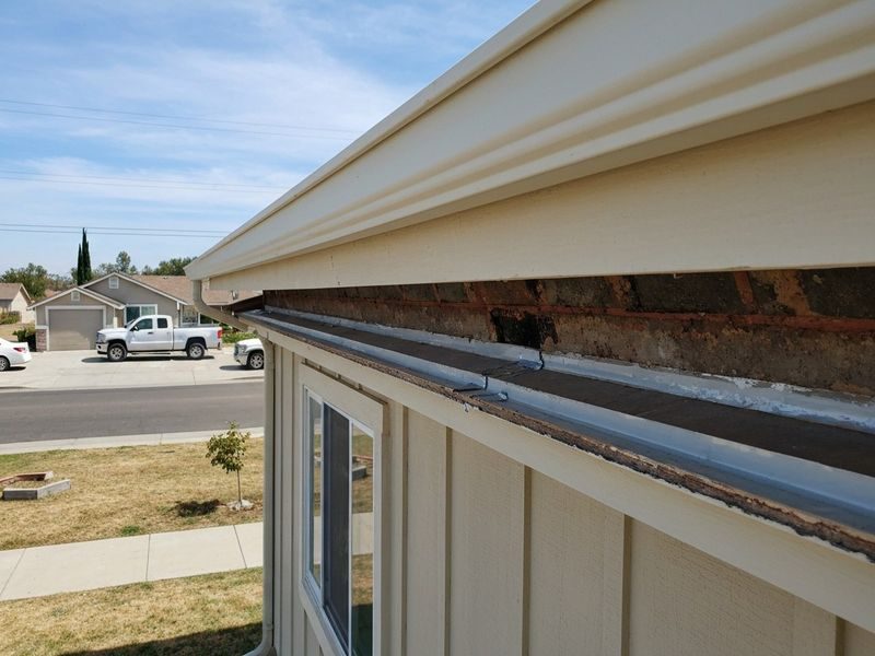 Soffit Rebuild With Rot Modesto Ca
