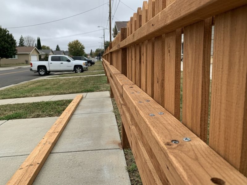 Fence Picket Rot Repair Modesto Ca