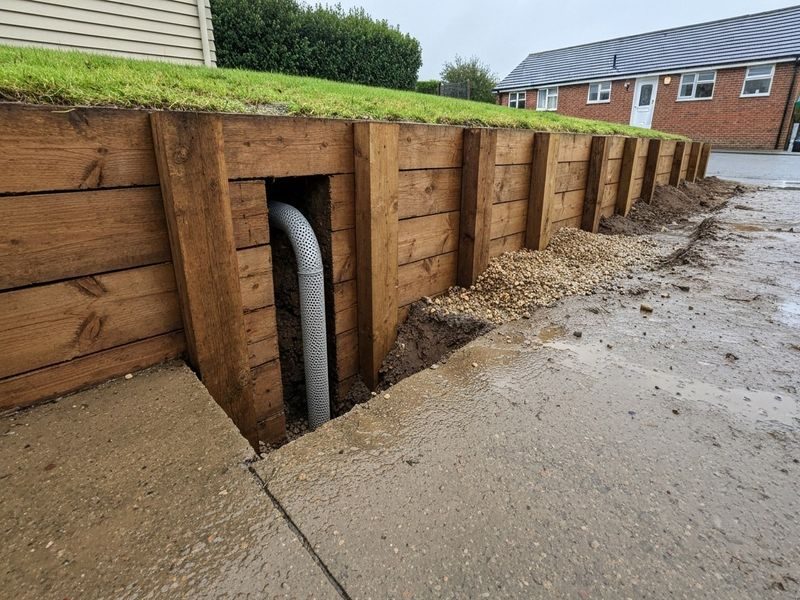 Ca Modesto Retaining Wall Timber Rot