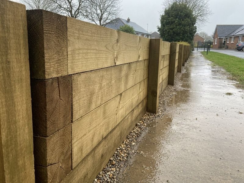 Modesto Ca Retaining Wall Timber Rot