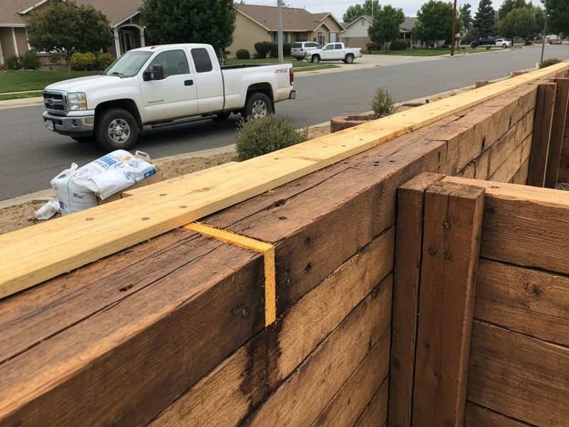 Retaining Wall Timber Replacement Modesto Ca