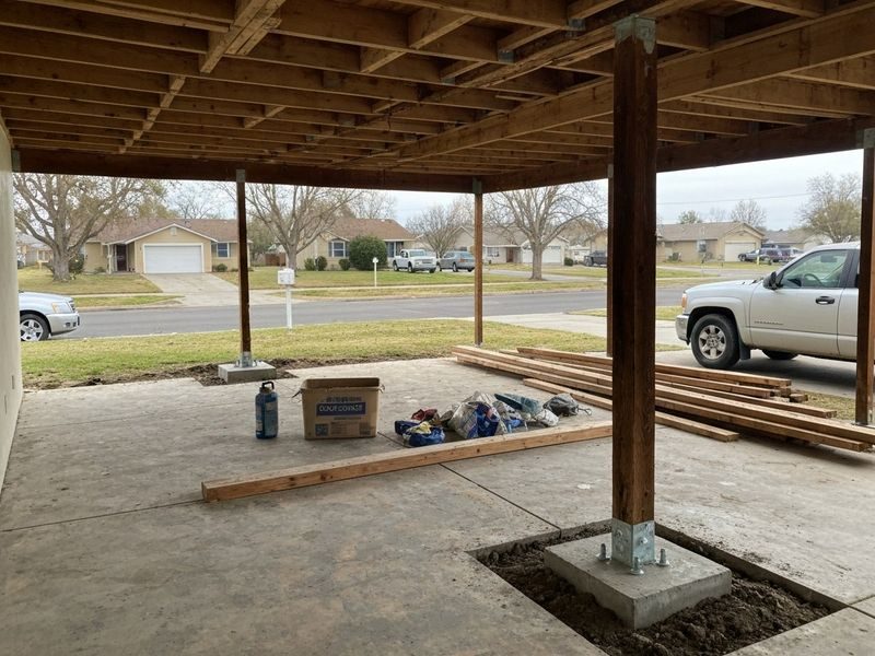 Carport Post Replacement Repaint Modesto Ca