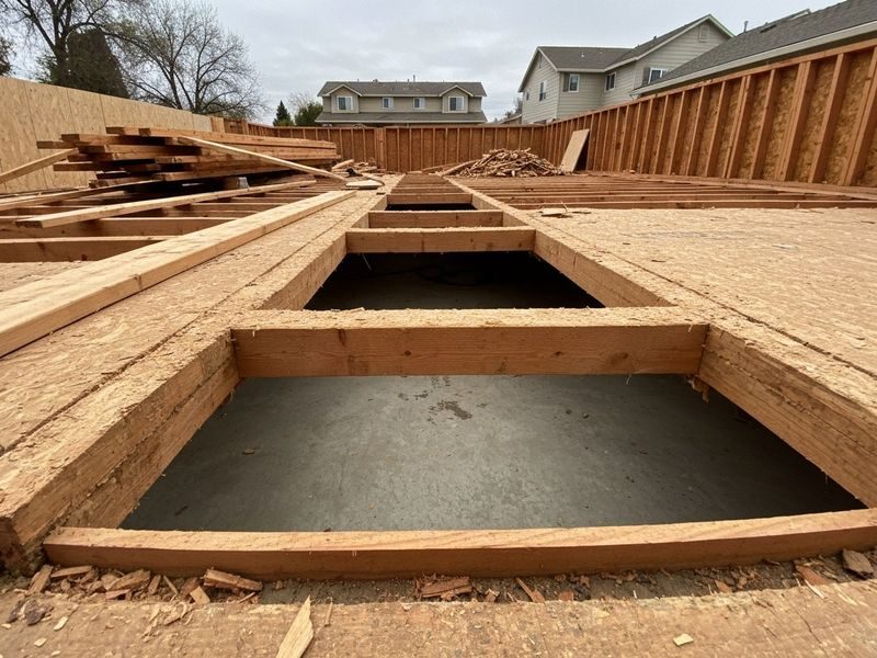 Detached Garage Subfloor Replacement Modesto Ca