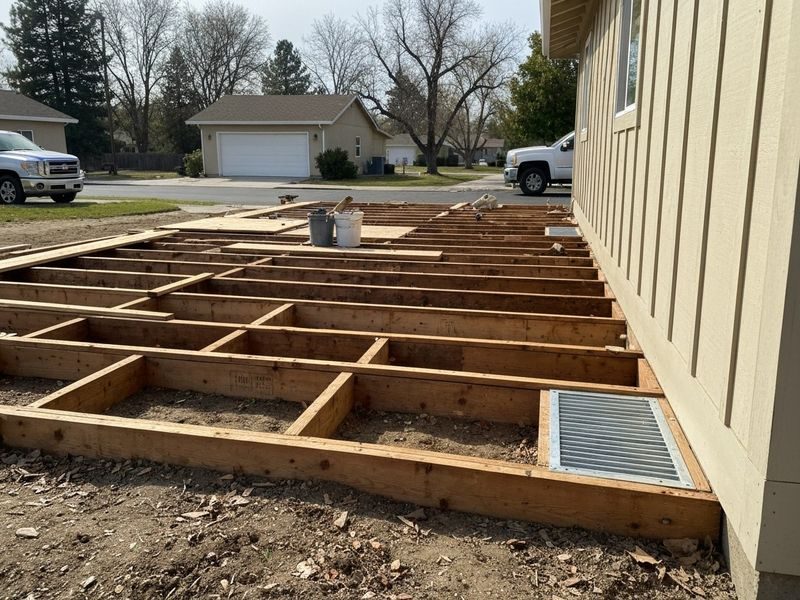 Rot Detached Garage Subfloor Modesto Ca