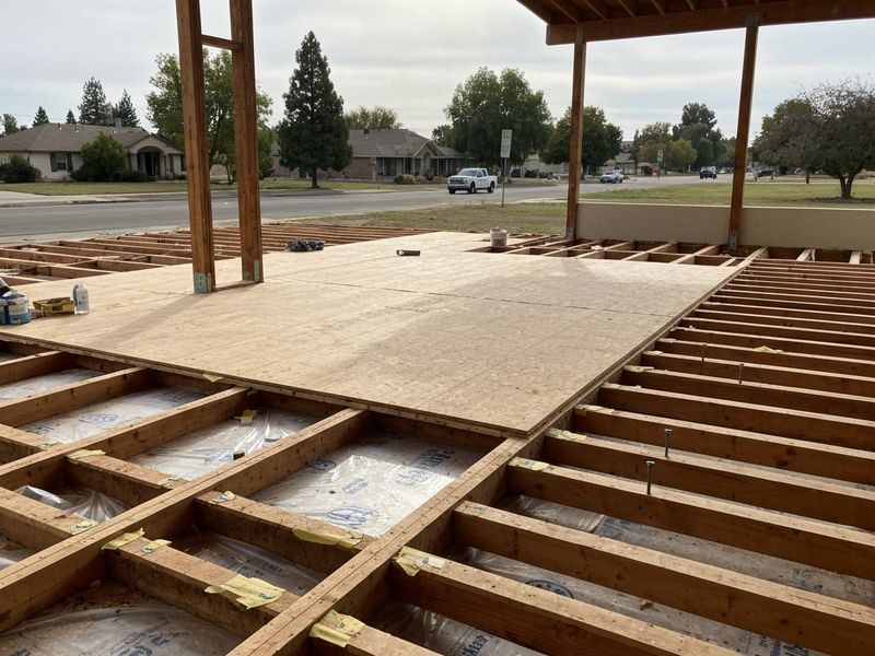 Subfloor Rebuild With Rot Modesto Ca
